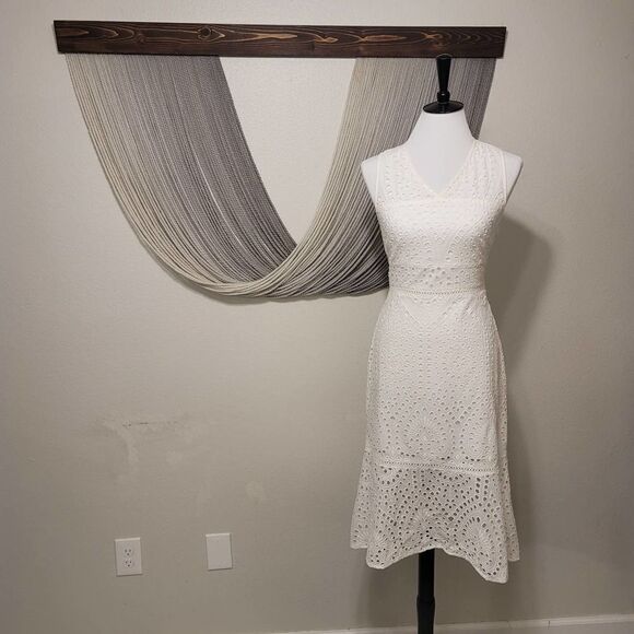 NSR Keyhole Lace High Low Dress Sz M - Picture 2 of 5